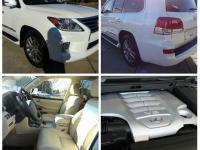 Lexus LX570 2013 БЕЛЫЙ